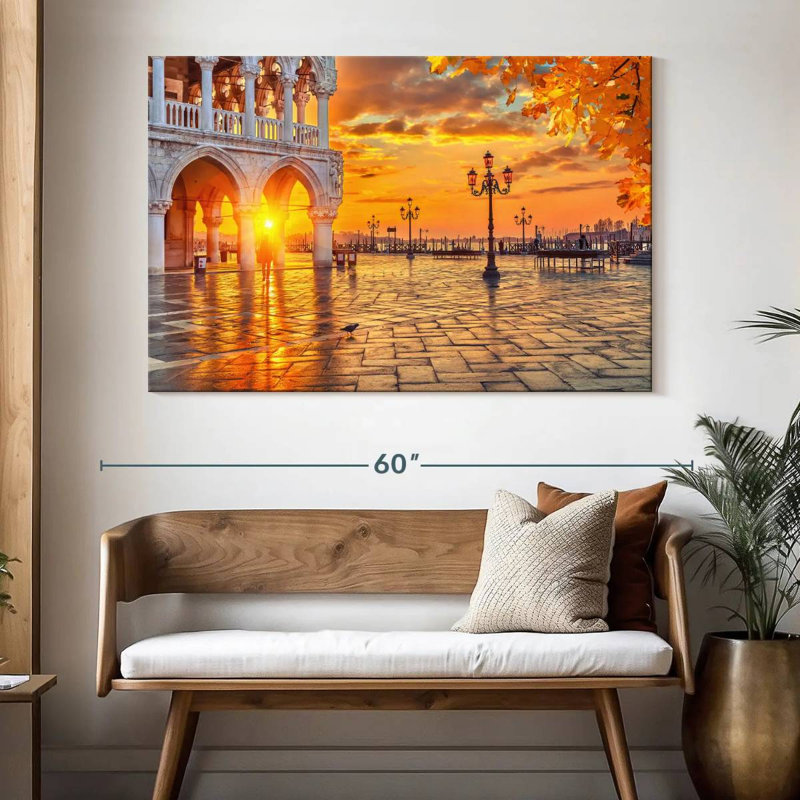 Ravi Piazza Di San Marco, H 34 po x l 51 po