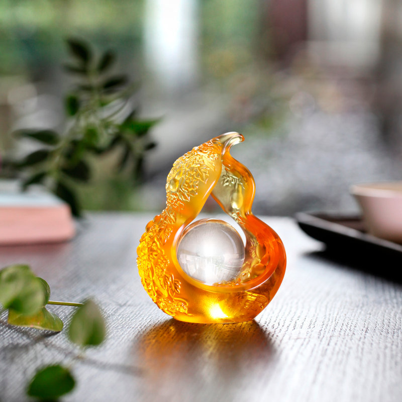 As The Good World Turns Generating Ruyi Through Fortune Crystal Hulu Chinese Feng Shui Figurine