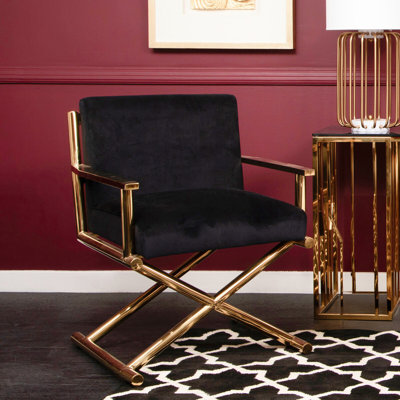 Fiskeville Velvet Armchair