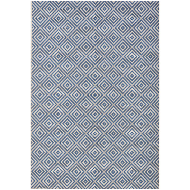Flatweave Blue Rug