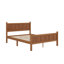 Lit plateforme avec tête et pied de lit, lit à panneau plat avec finition grain de bois, style shaker et style campagnard-1659728314-1659728315