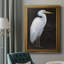 White Heron Portrait I, toile encadrée de qualité supérieure - prête à être accrochée-377293298