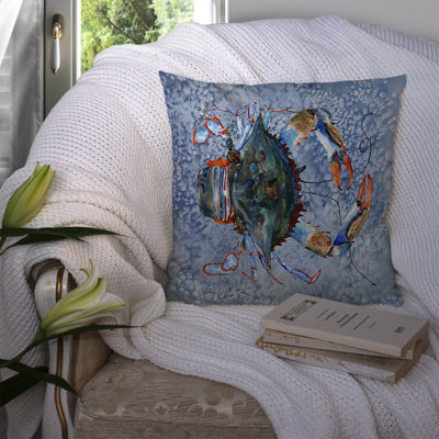Coussin intérieur/extérieur bleu crabe