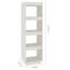 Goshgar 135cm H Solid Wood Etagere Bookcase-2091175157-2091175162