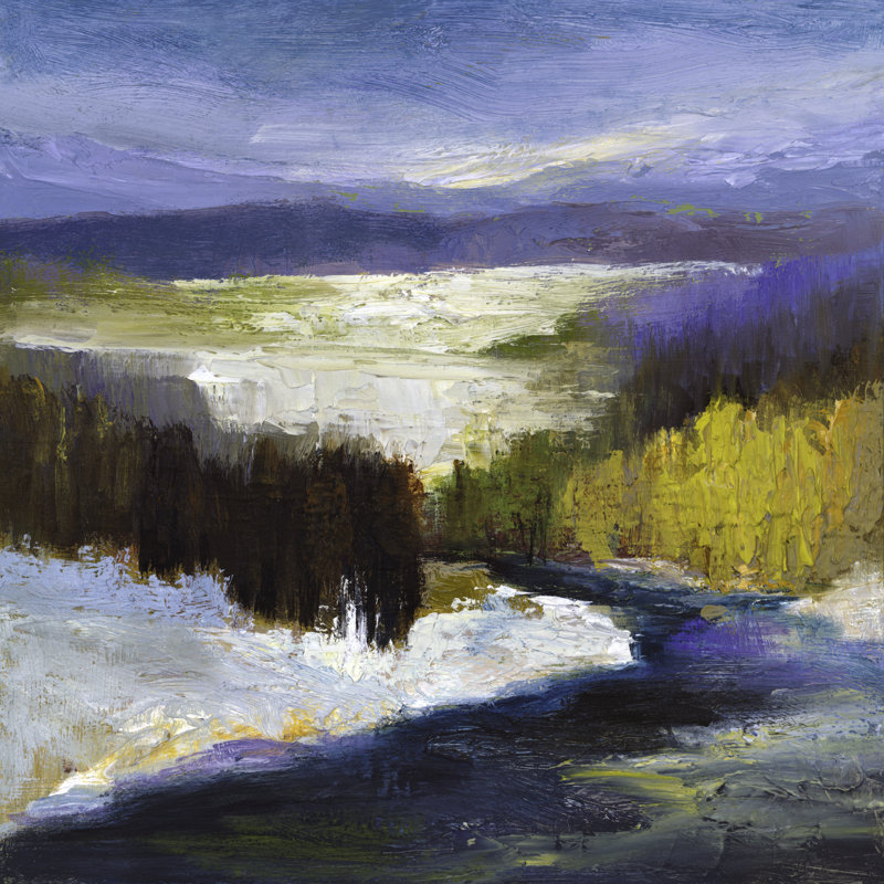 Winter II by Sheila Finch - Wrapped Canvas Painting, 30cm H x 30cm W