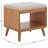 Polyester Upholstered Storage Bench-426035794