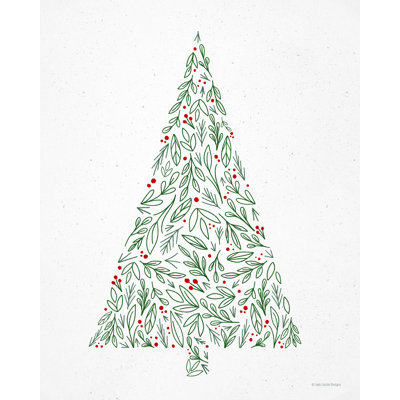 " Floral Christmas Tree II " by Lady Louise Designs