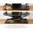 Adjustable Metal Base Standing Desk Converter