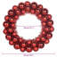 vidaXL Christmas Ball Wreathes 33 x 33 x 7 cm Polystyrene-141728125