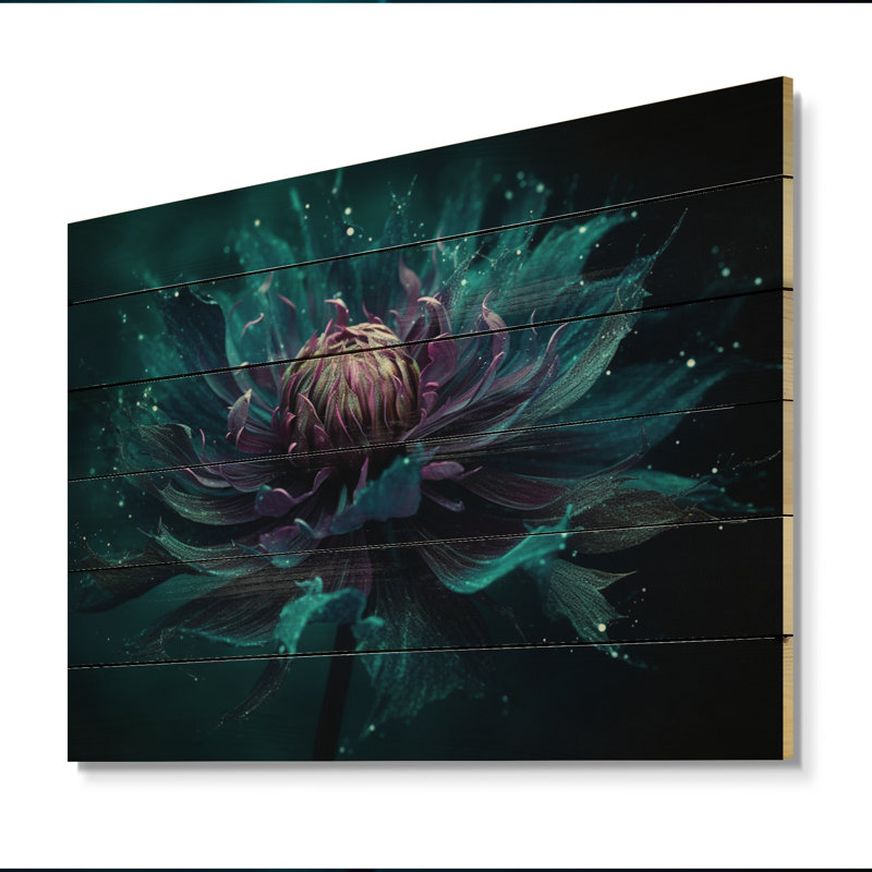 Fleur de lotus Clerfont, H 10 po x l 20 po x P 0,78 po