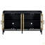 Buffet Buffet, Buffet avec portes en rotin décoratives, Buffet avec rangement pour le vestibule, la cuisine, la salle à manger et le vestibule-1600179983