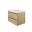 Meuble-lavabo mural simple 30 po avec plateau en résine-1820650591