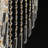 Spiral Crystal Chandelier Ceiling Mount Pendant Light E12 Lamp Holder 110V