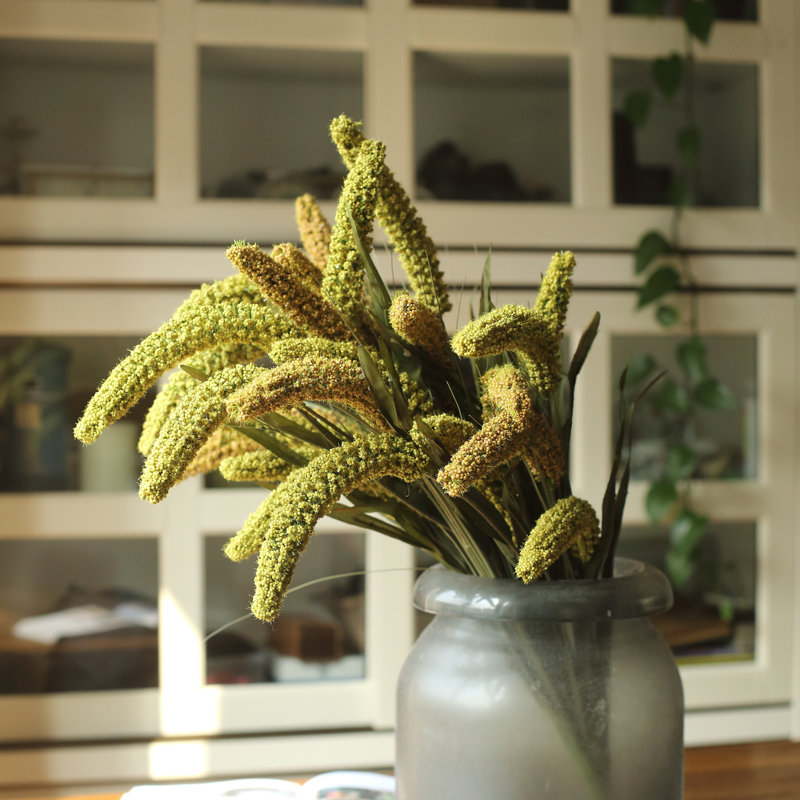 Silk Millet Arrangement, Green