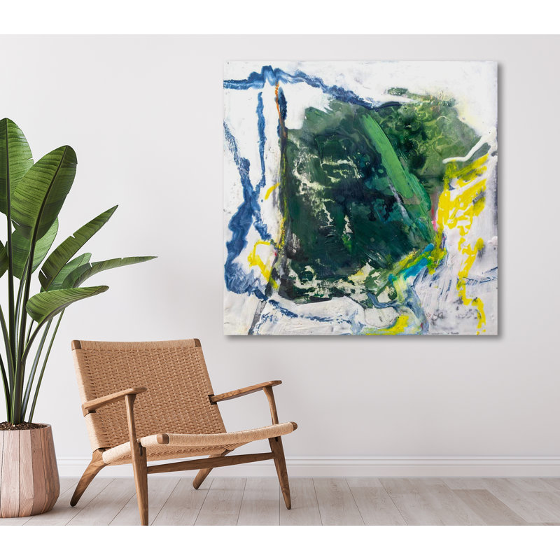 Pyrite by John Beard - Artist Enhanced Canvas Print, Black Framed Canvas, 20" H x 20" W x 1.75" D