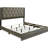 ClickDecor Kenton Panel Bed Frame with Diamond Tufted Upholstered Headboard-47346429-47346431