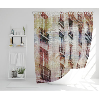 Dillie Polyester Shower Curtain Set