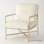 Elder Lounge Chair-Gold Leaf-Avoletta
