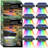 Bell+Howell Solar Deck Fence Lights With Color Changing Mode Feature, Wireless Auto On/off Shut Off