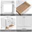 Meuble-lavabo simple 30 po avec lavabo sur pied