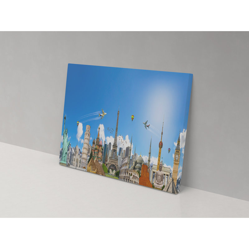Canvas Collection Around The World - Wrapped Canvas Print, 52cm H x 82cm W x 4cm D