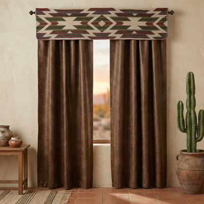 Ensemble de rideaux Wooded River Puesta Del Sol - (2 panneaux / 2 embrasses)