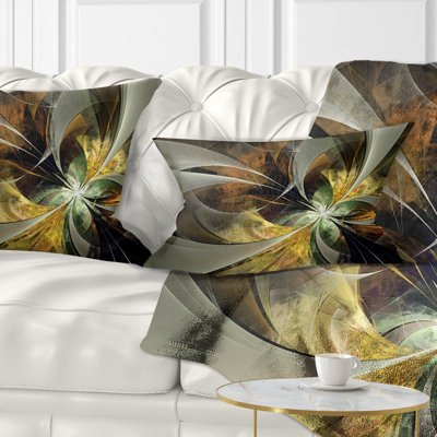Coussin lombaire en fleur symétrique floral