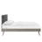 Bridgette Wood Platform Bed with Splayed Legs-234576622-234516240