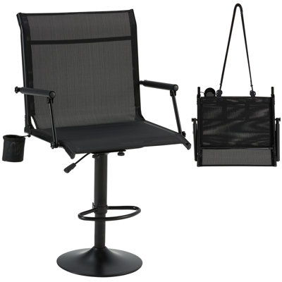 Hunting Camo Swivel Chair For Blinds by 17 Stories