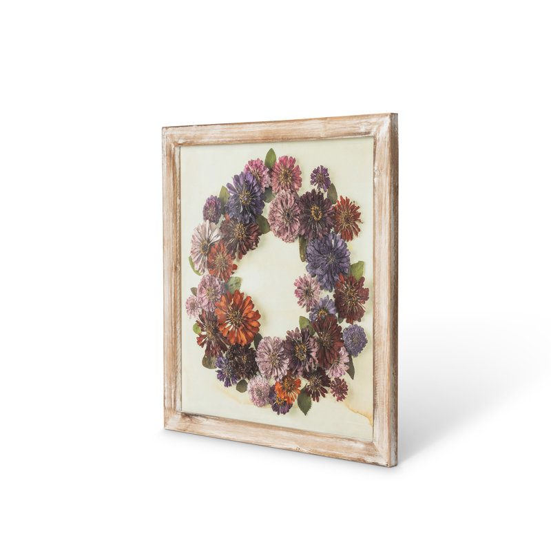 Dried Hydrangea Wreath Print