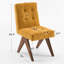 Chaise d'appoint rembourrée en lin Turfed-1378124635