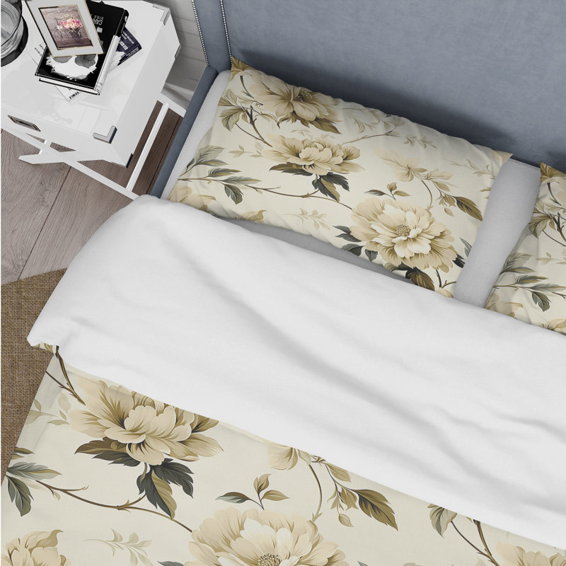 Ensemble de housse de couette Minimalist Simplicity Victorian, Housse de couette pour très grand lit et 2 très
