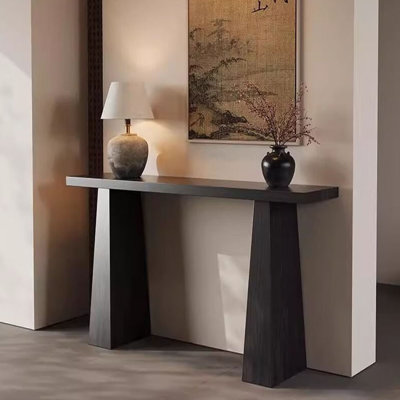 Chinese-style solid wood entrance table