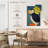 Ashelle Mid Century Geometric Puffin-108453155