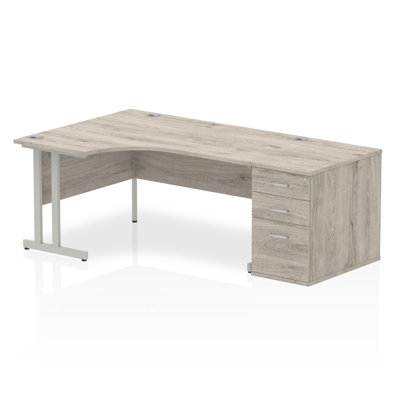 Zetta Metal Base Executive Desk