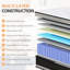 Gehrmann 26cm Medium Hybrid Sprung Mattress In A Box Pillow Top Mattresses-106974357