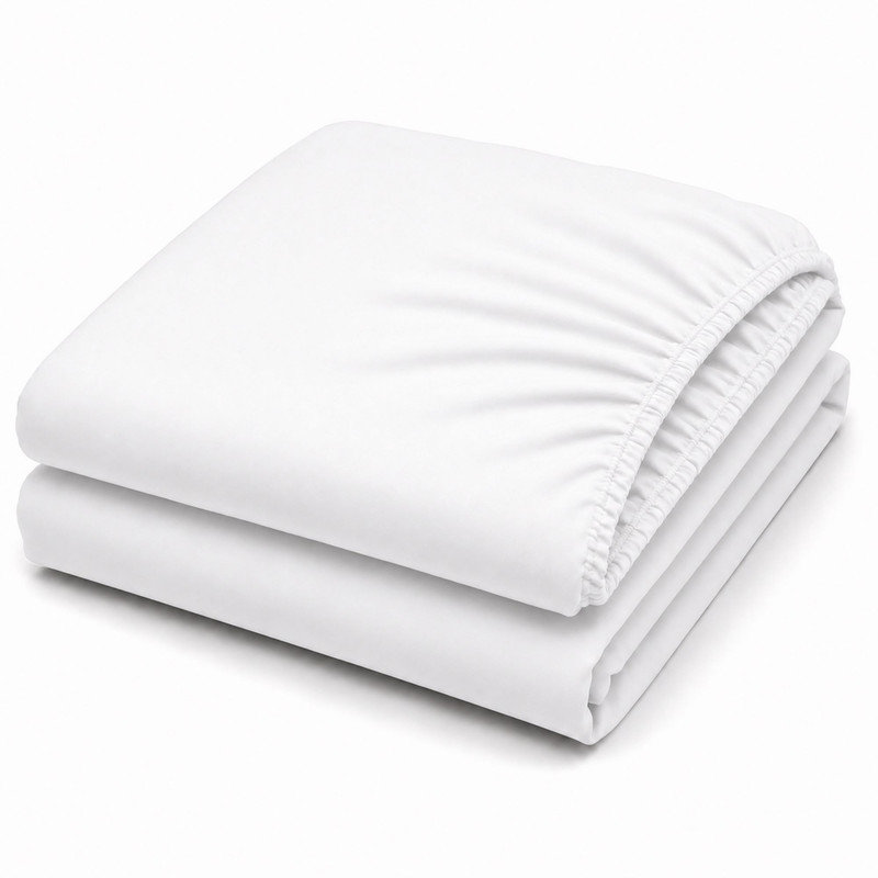 MHG Living Ultra Soft Fitted Bed Sheet with Pillowcase Pair – Deep Pocket Microfibre Mattress Cover - Small Single/Single/Small Double/Double/King/Super King