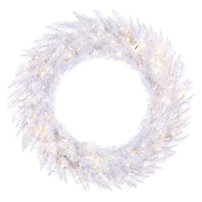 Couronne artificielle épinette blanche Sparkle, 48 po