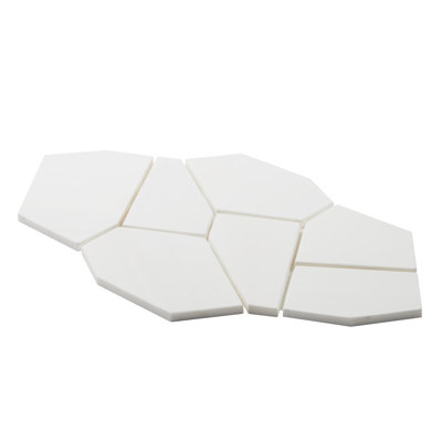 Nature Organica 12x20 Honed Marble Mosaic Tile