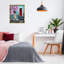 Art mural sur toile Fashion Girl Girl with Dog Floater, design par Sarah Waldron Kimball-49875258-49875205