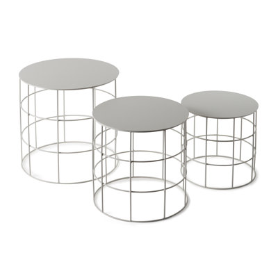 Reton Pedestal Nesting Tables