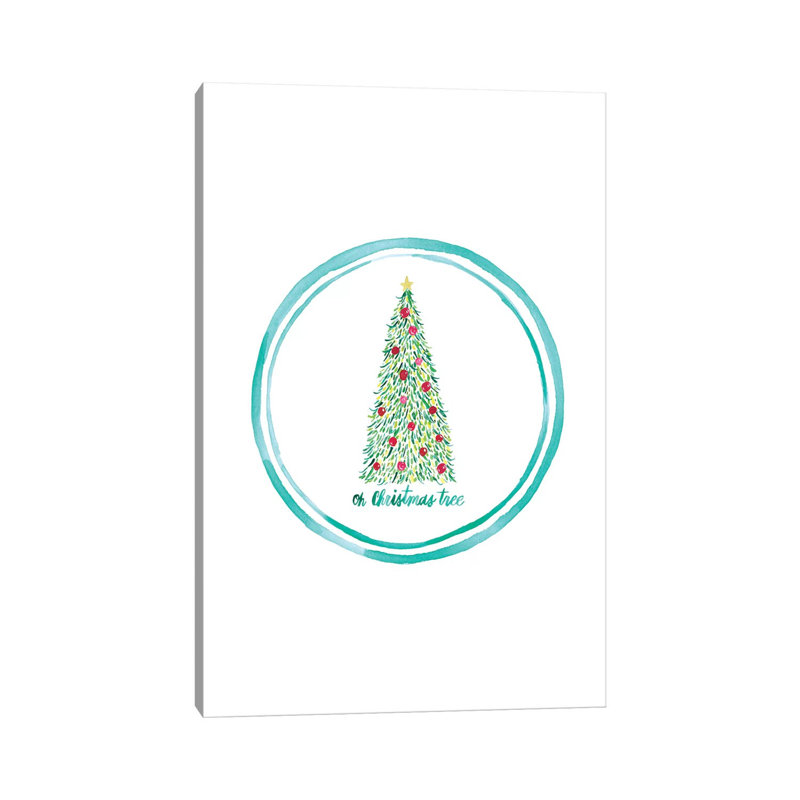 Oh Christmas Tree I by Amanda Mcgee - Wrapped Canvas Print, 101.6cm H x 66.04cm W x 1.91cm D