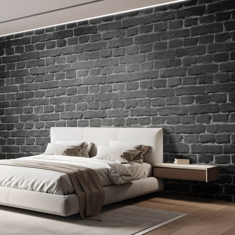Brick Peel & Stick Brick Border, 100" L x 144" W