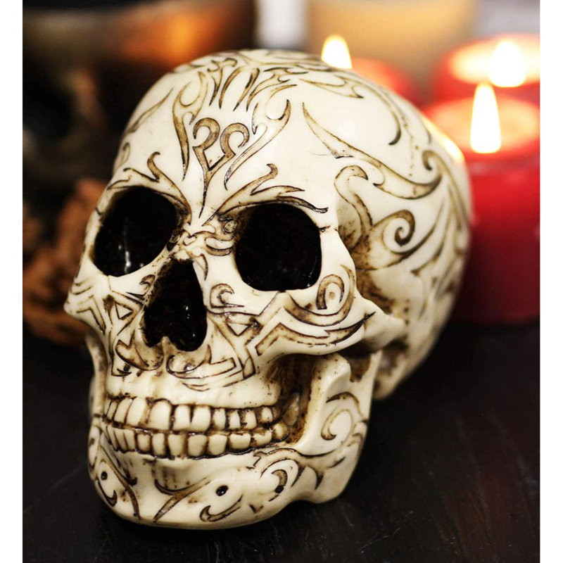 Figurine Phoenix Skull