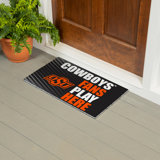 Oklahoma State University Fan PVC Mat, 28"x16"