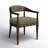 Clendon Leather Arm Chair-221020256