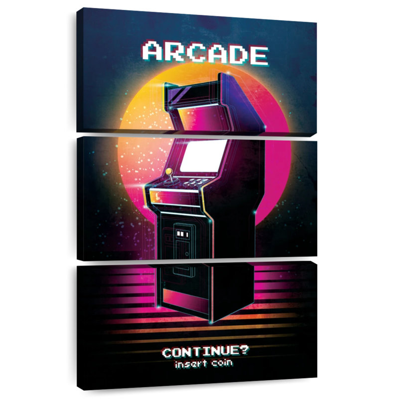 Keiraleigh Arcade Machine, 74'' H x 48'' W