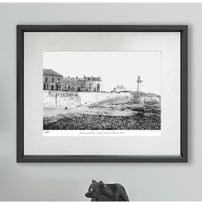Hartlepool, The Lighthouse 1892 - Single Picture Frame Print