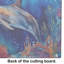 Dolphin Glass Cutting Board Large