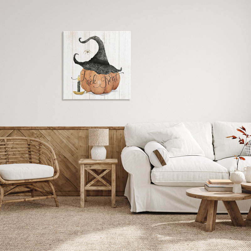 «Pumpkin And Witch Hat» par Deane Beesley sur, H 30 po x l 30 po x P 1,5 po
